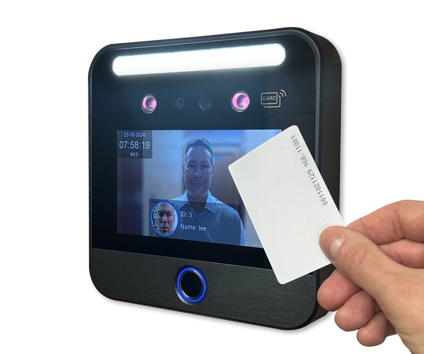 BioTime Multi-Biometric - Facial Recognition, Fingerprint & Proximity Card Clocking in Machine with Software