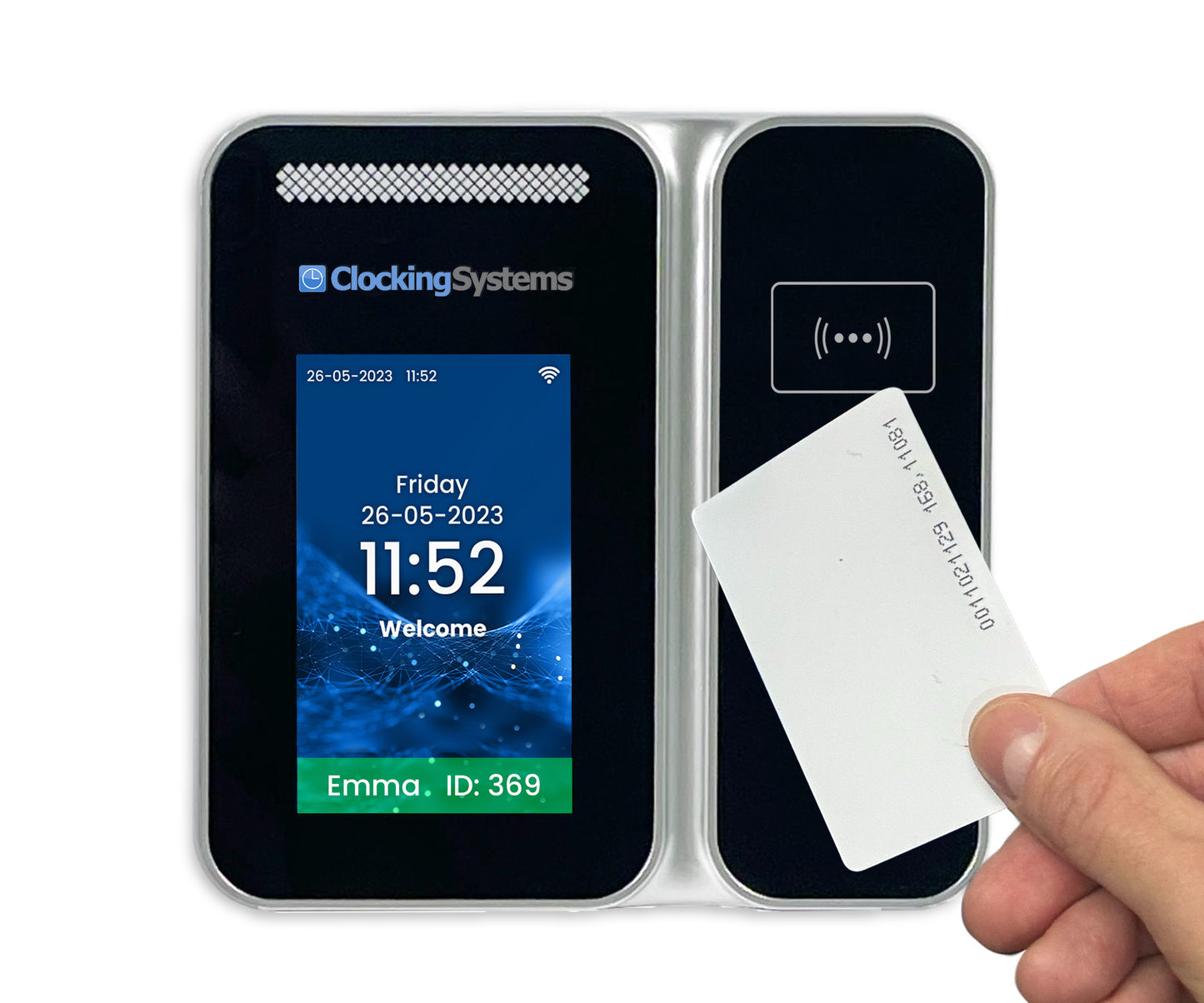 TotalTime RFID Proximity Card or Keyfob Clocking Machine with Software